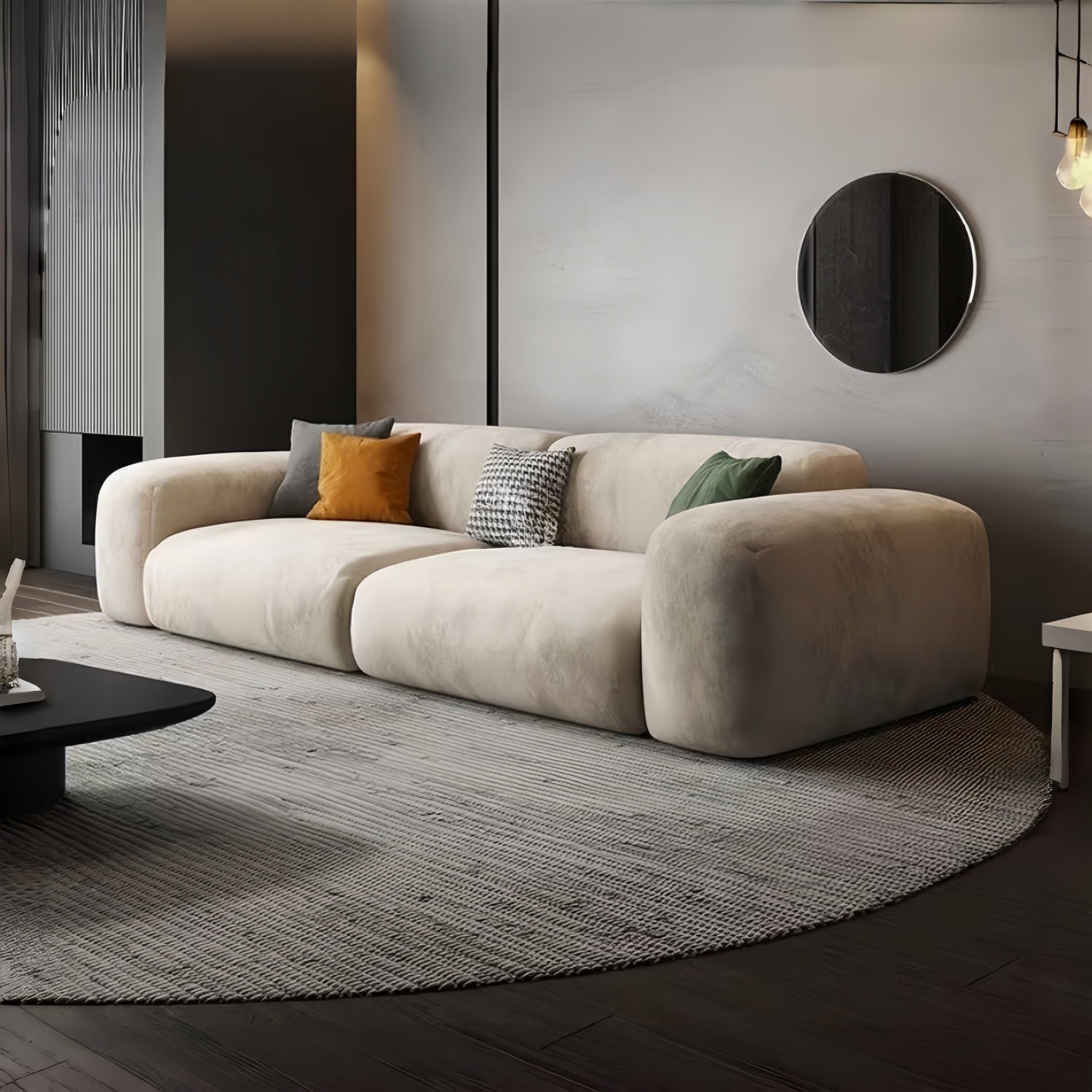 AAF Furniture Luxury Cloud Sofa Set for Living Room Dubai UAE D4