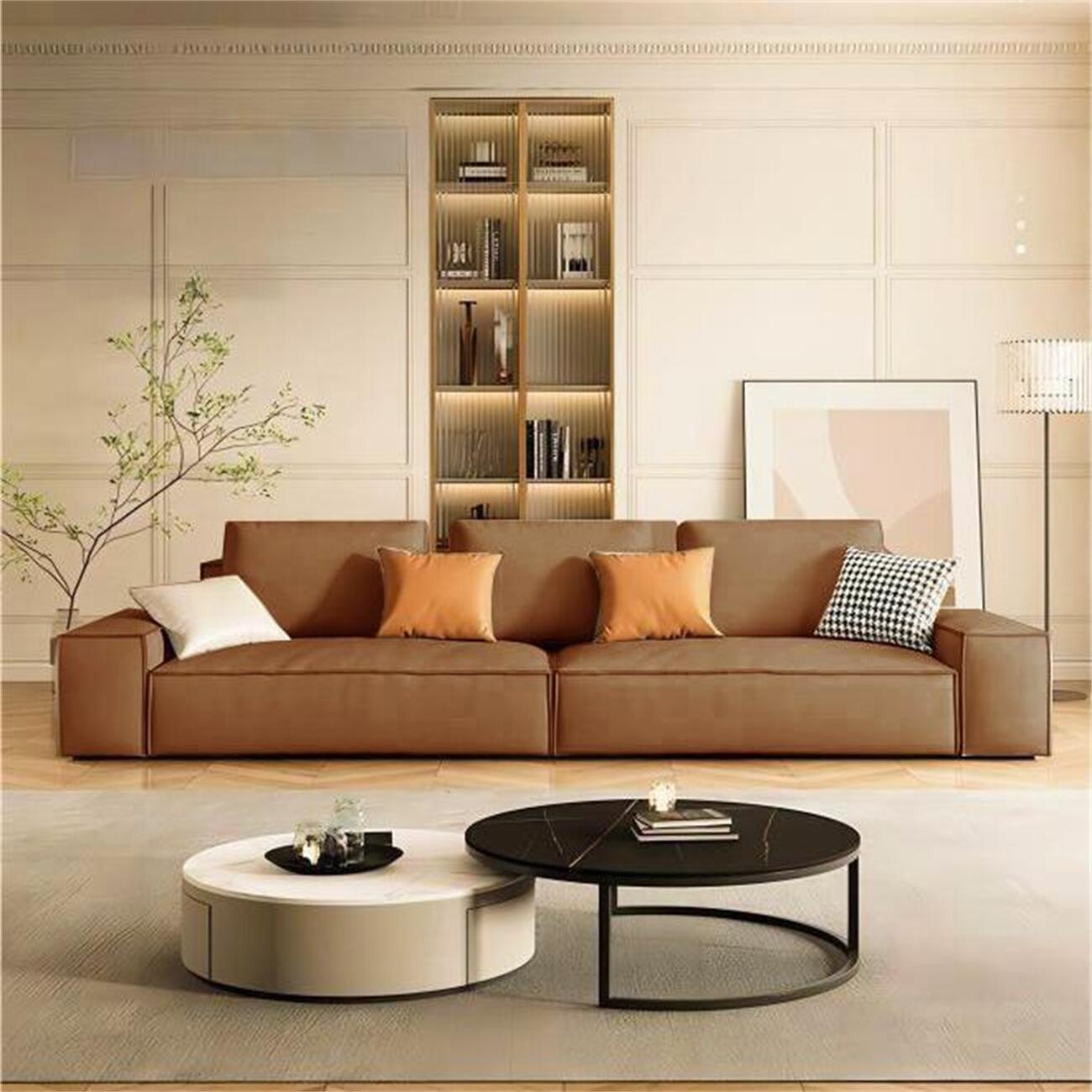 AAF Furniture Modern PU Leather Sofa Set for Living Room,Office