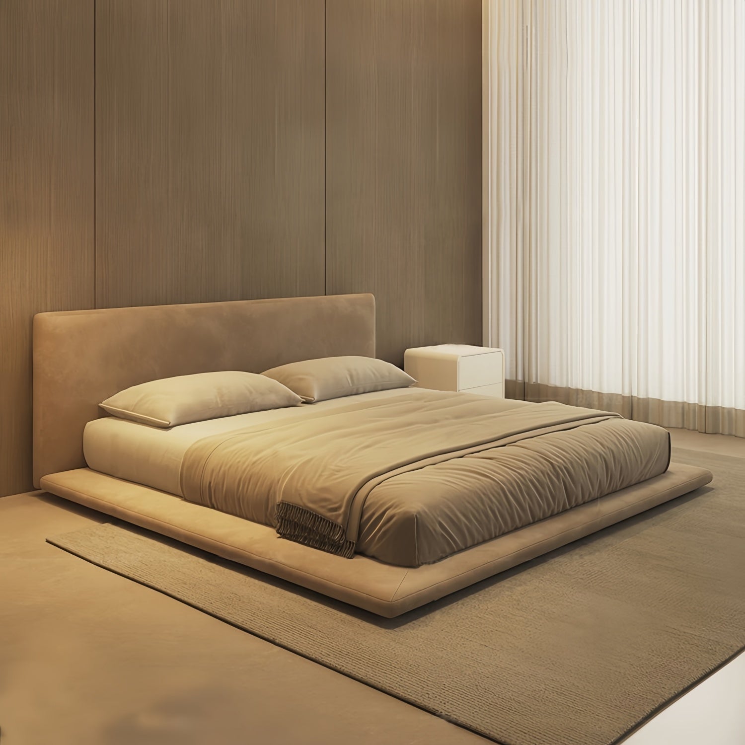 AAF Furniture Linen Bed Frame for Bedroom UAE Online