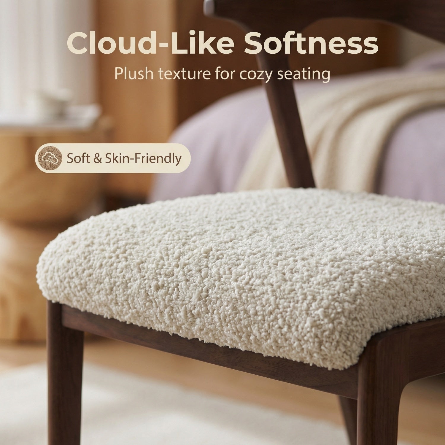 AAF Sherpa Chair Cream Natural Living UAE