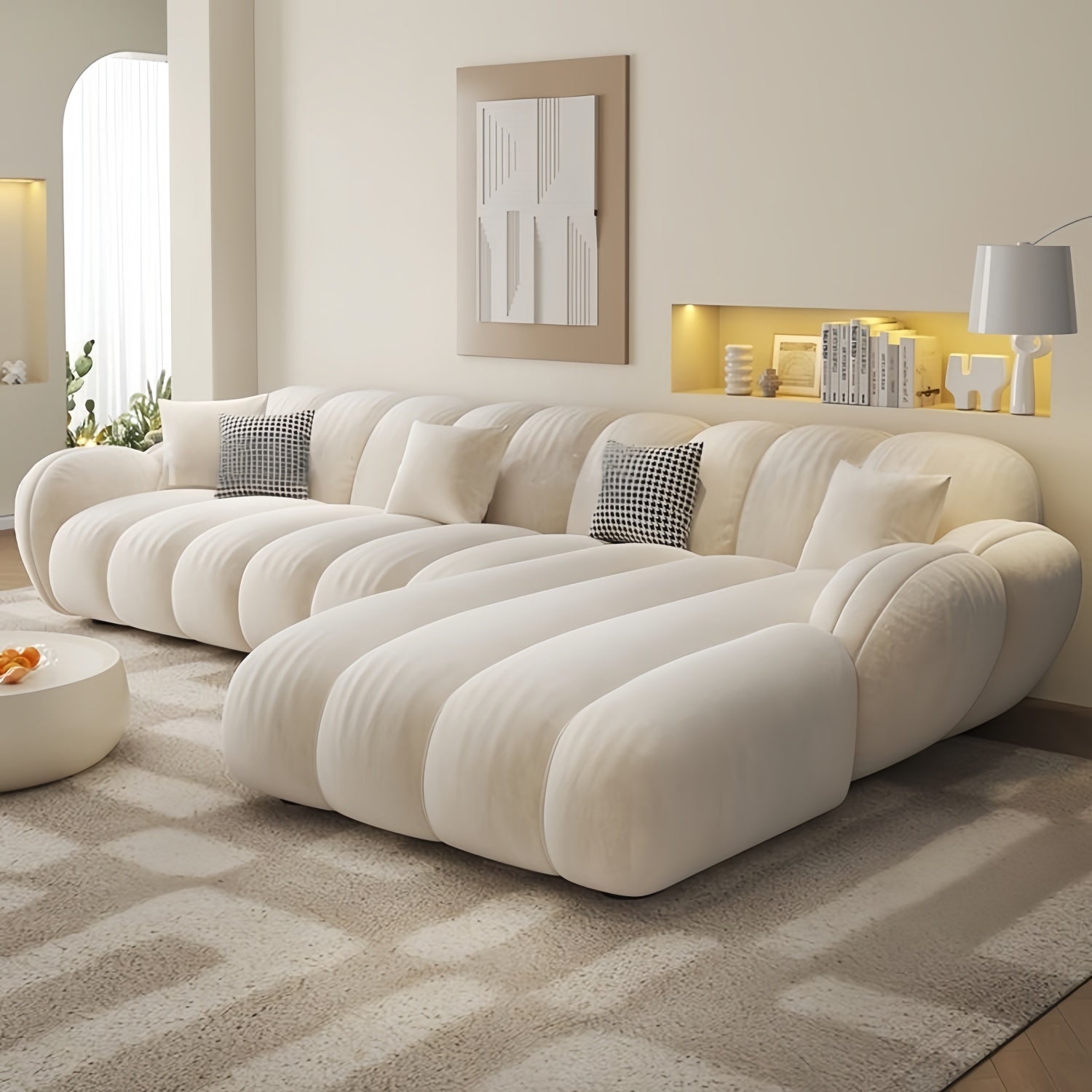 AAF Furniture Luxury Cloud Sofa Set for Living Room Dubai, Abu Dhabi UAE D2