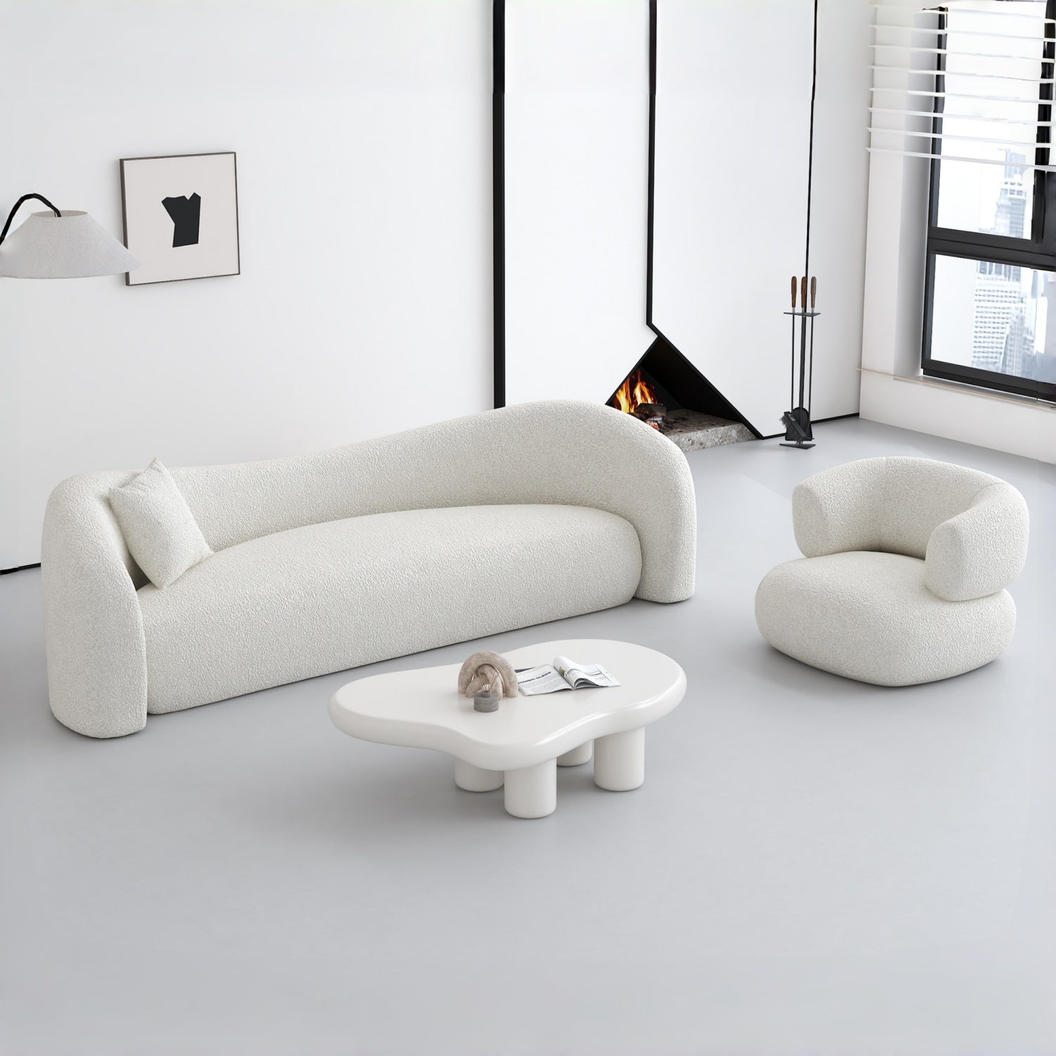 AAF Furniture Luxury Cloud Sofa Set for Living Room Dubai UAE D3