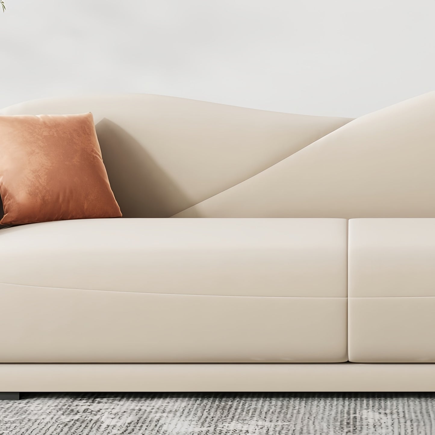 AAF Furniture Fleece Fabric Overstuffed Multifunction  Sofa  for Livingroom Office