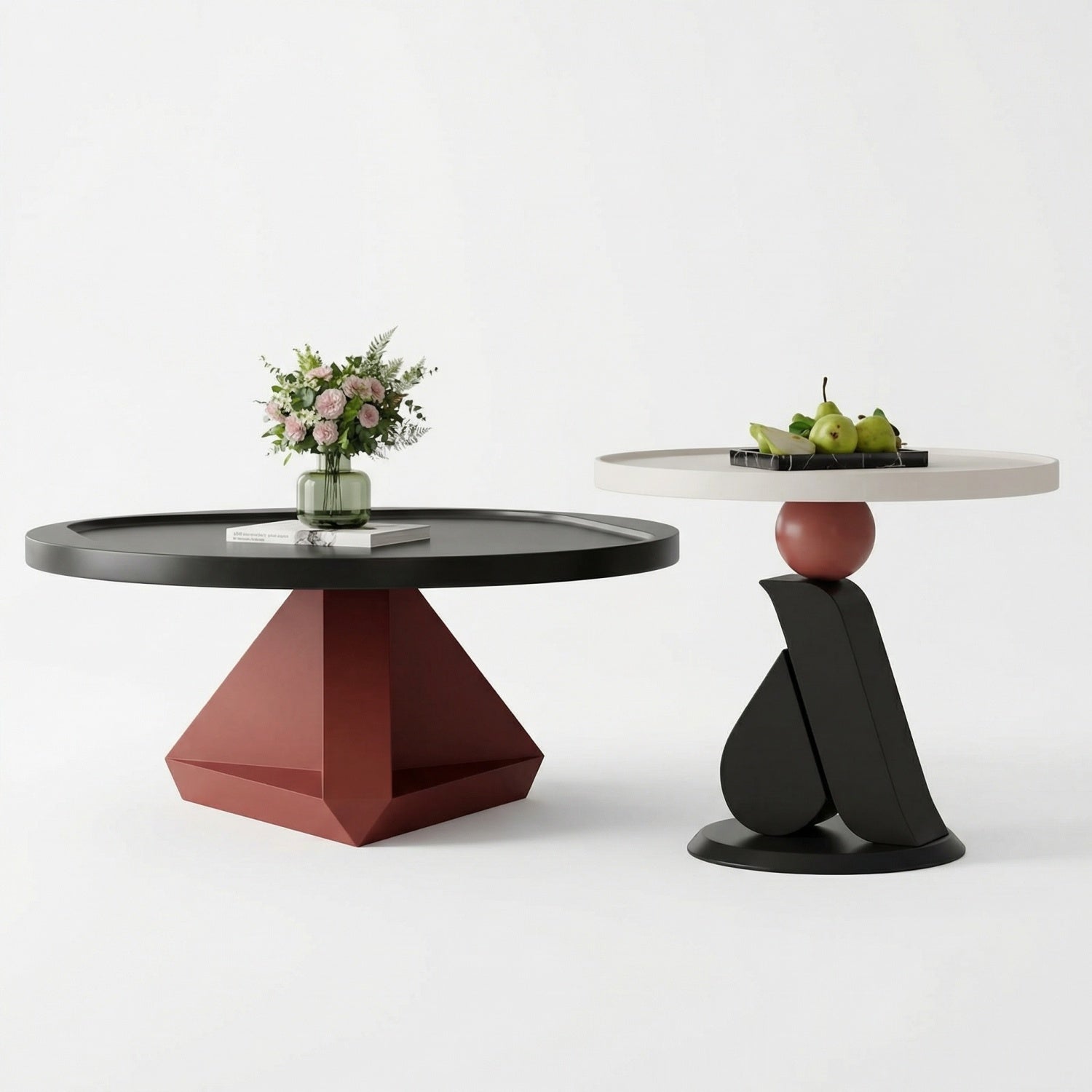 مجموعة طاولات متداخلة موفرة للمساحة من AAF FURNITURE لغرفة المعيشة الحديثة