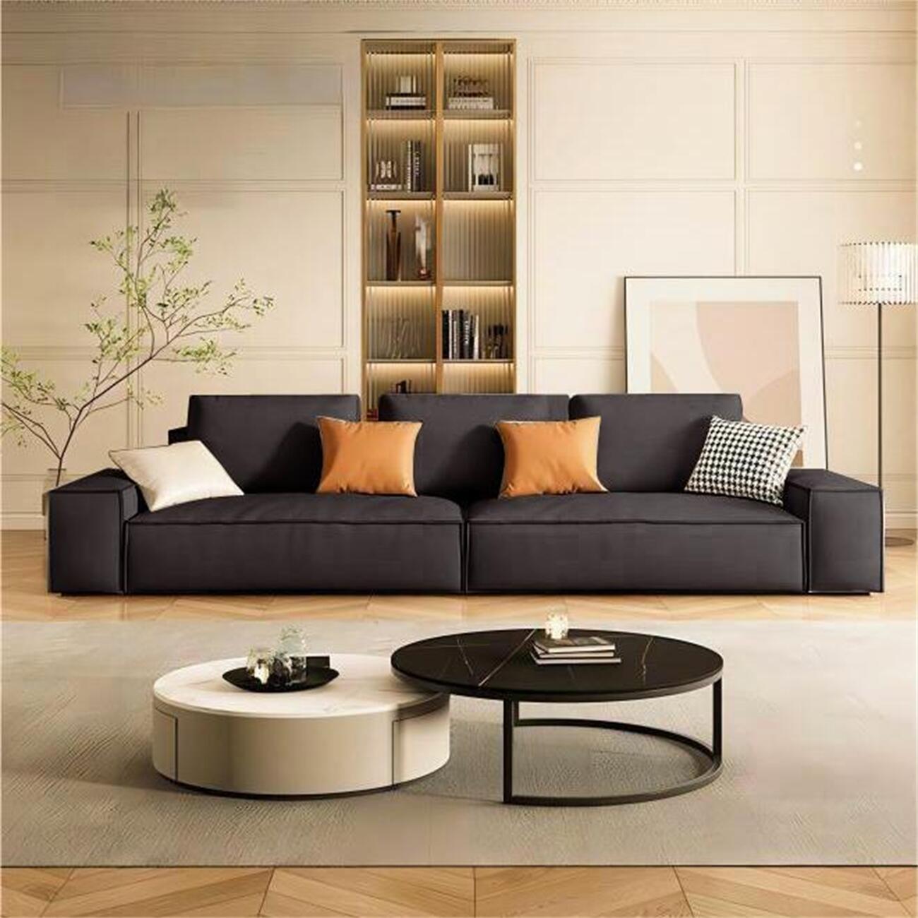 AAF Furniture Modern PU Leather Sofa Set for Living Room,Office