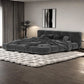 AAF Furniture Bed Frame Modern Velvet King Queen Size for bedroom Without Mattress