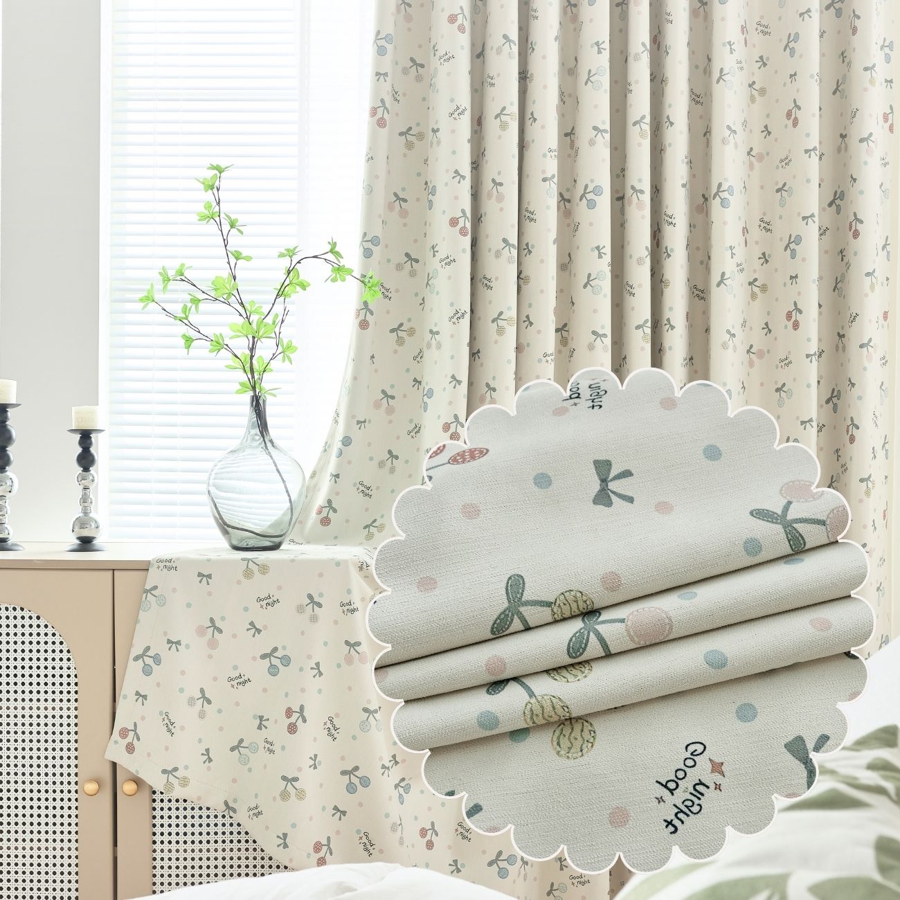 2 Panels 100% Blackout Curtains for Living Room Thermal Insulated Bedroom Darkening Drapes