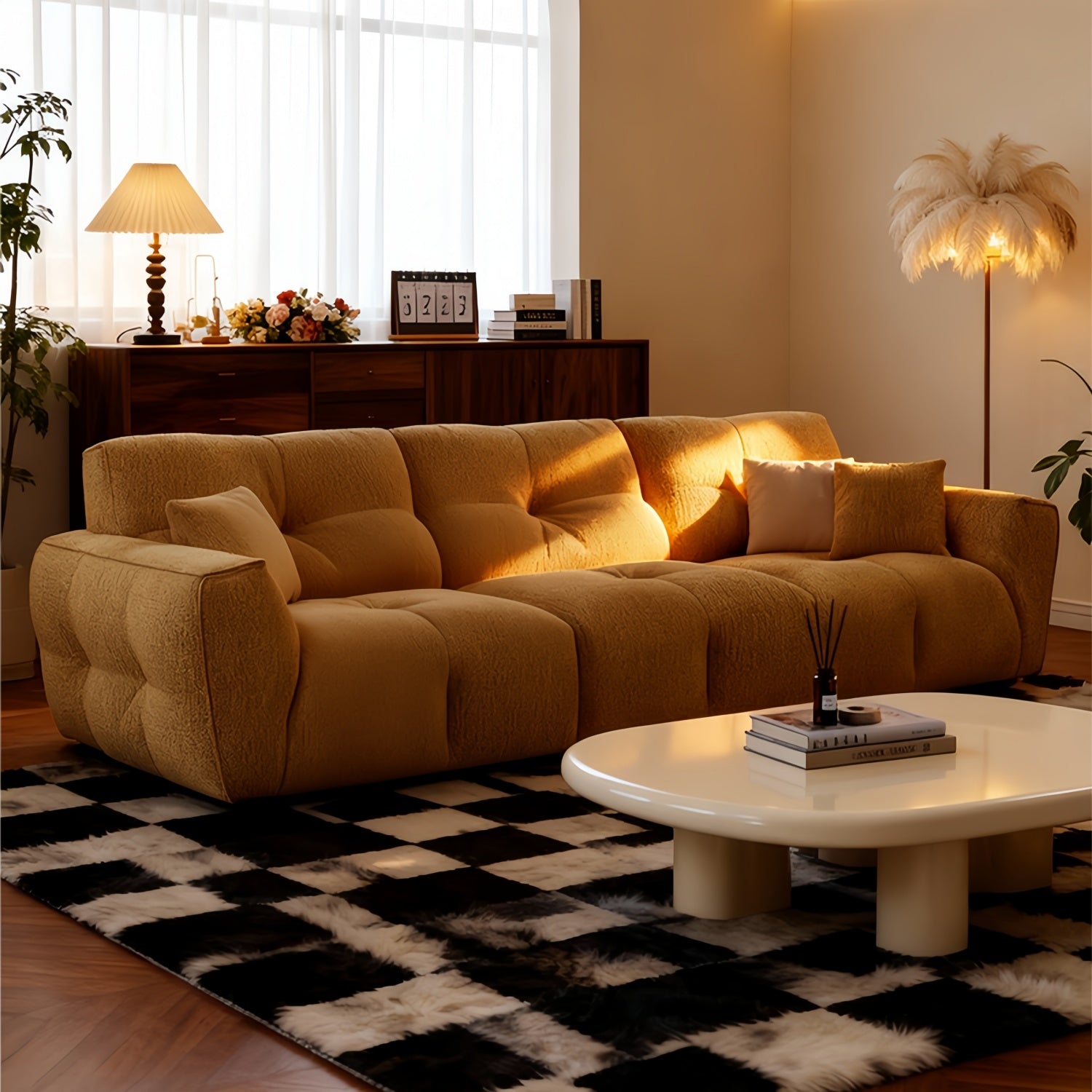 AAF Furniture Luxury Cloud Sofa Set for Living Room Dubai & UAE D4