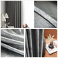 2 Panels 100% Blackout Curtains for Living Room Thermal Insulated Bedroom Darkening Drapes for Basics Room Window