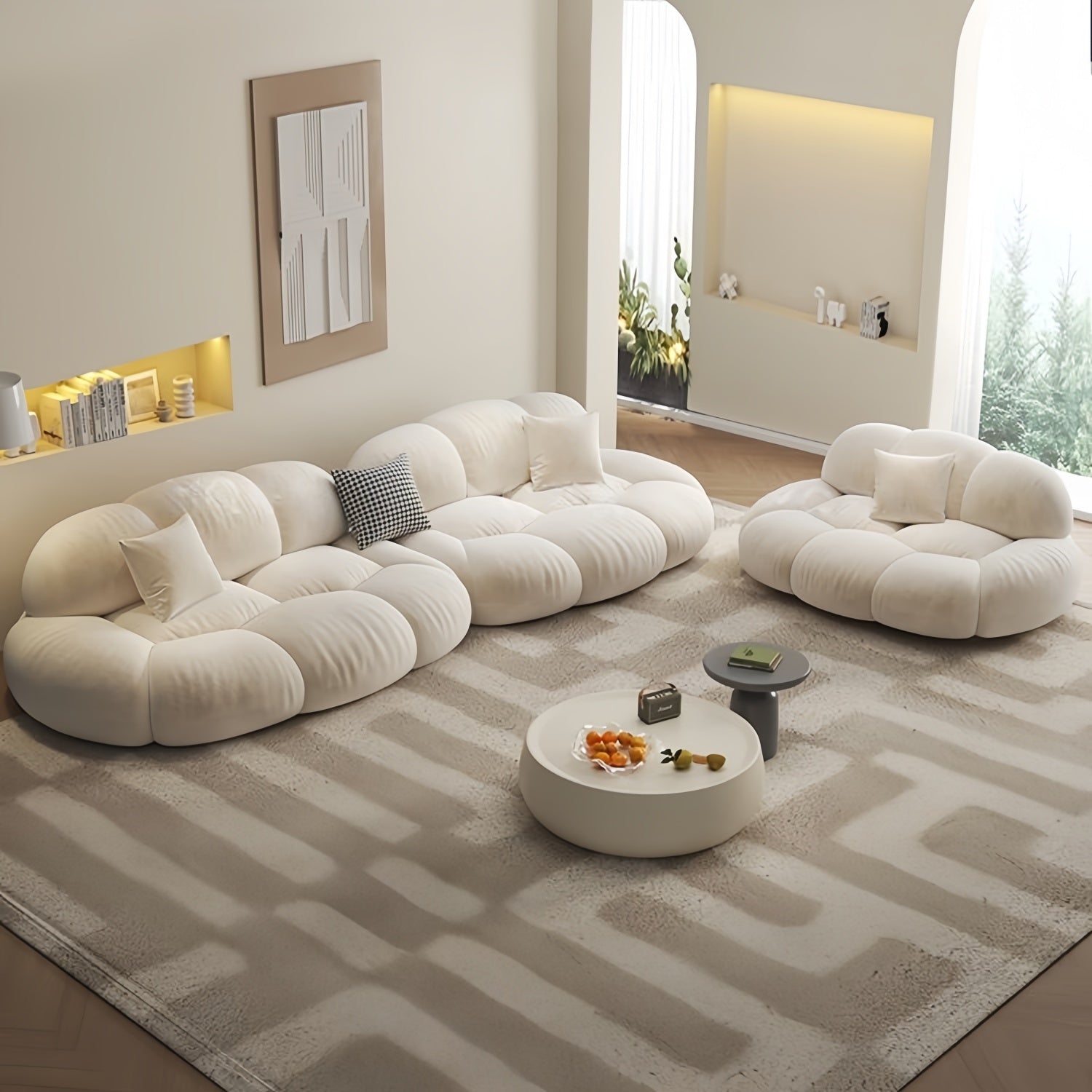 AAF Furniture Luxury Cloud Sofa Set for Living Room UAE Online D2