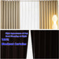 2 Panels 100% Blackout Curtains for Living Room Thermal Insulated Bedroom Darkening Drapes for Basics Room