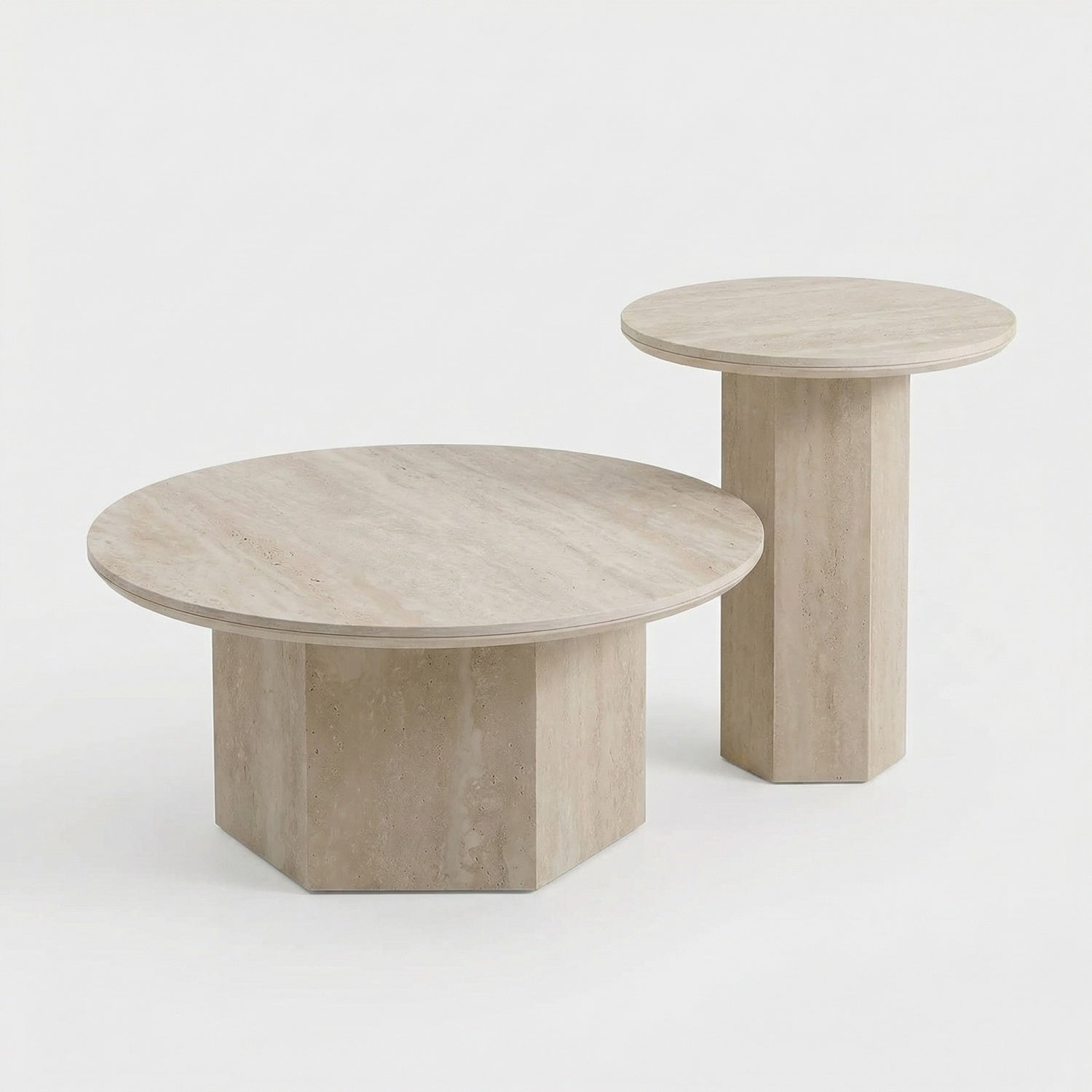 مجموعة طاولات متداخلة موفرة للمساحة من AAF FURNITURE لغرفة المعيشة الحديثة