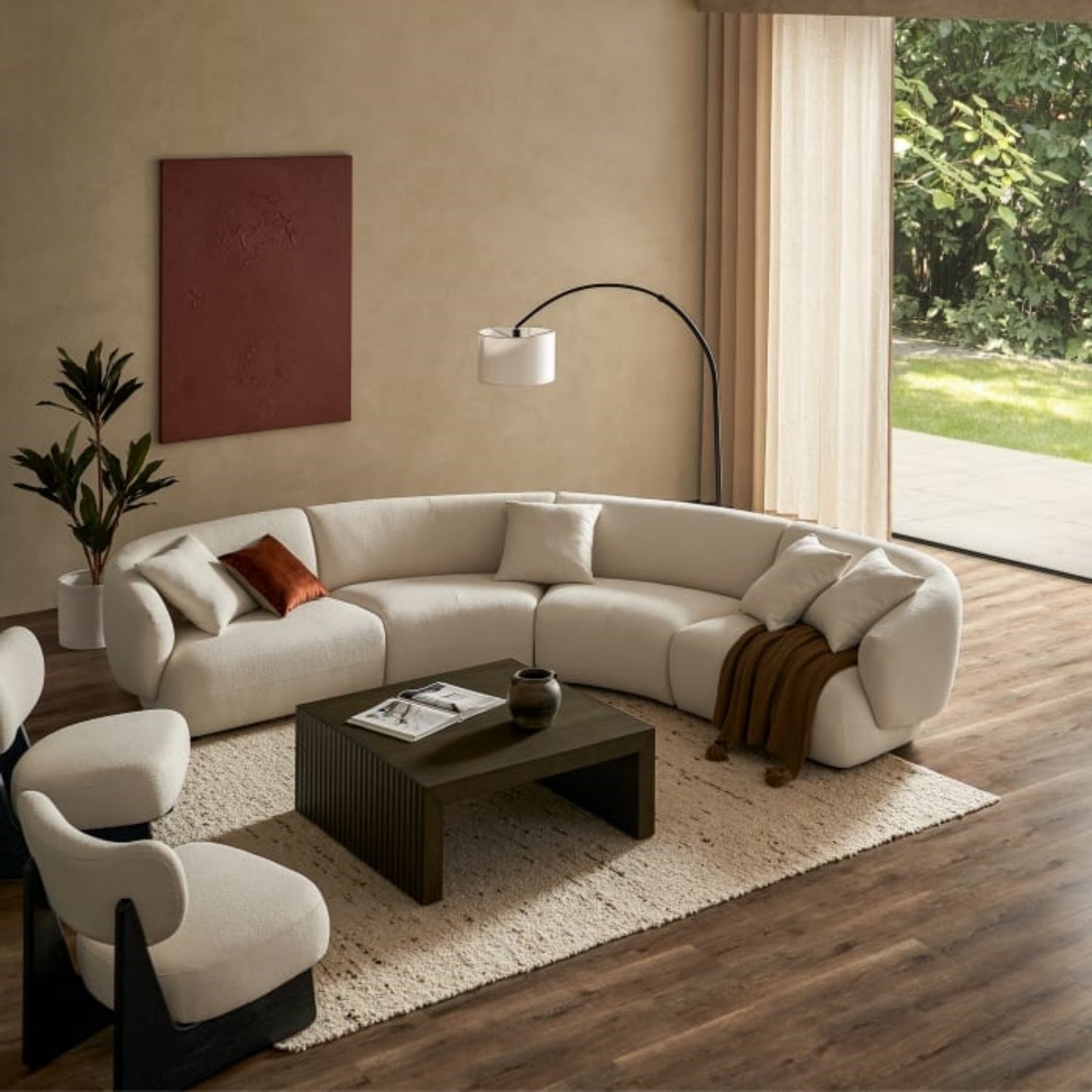AAF Furniture Luxury Cloud Sofa Set for Living Room Dubai & UAE D3