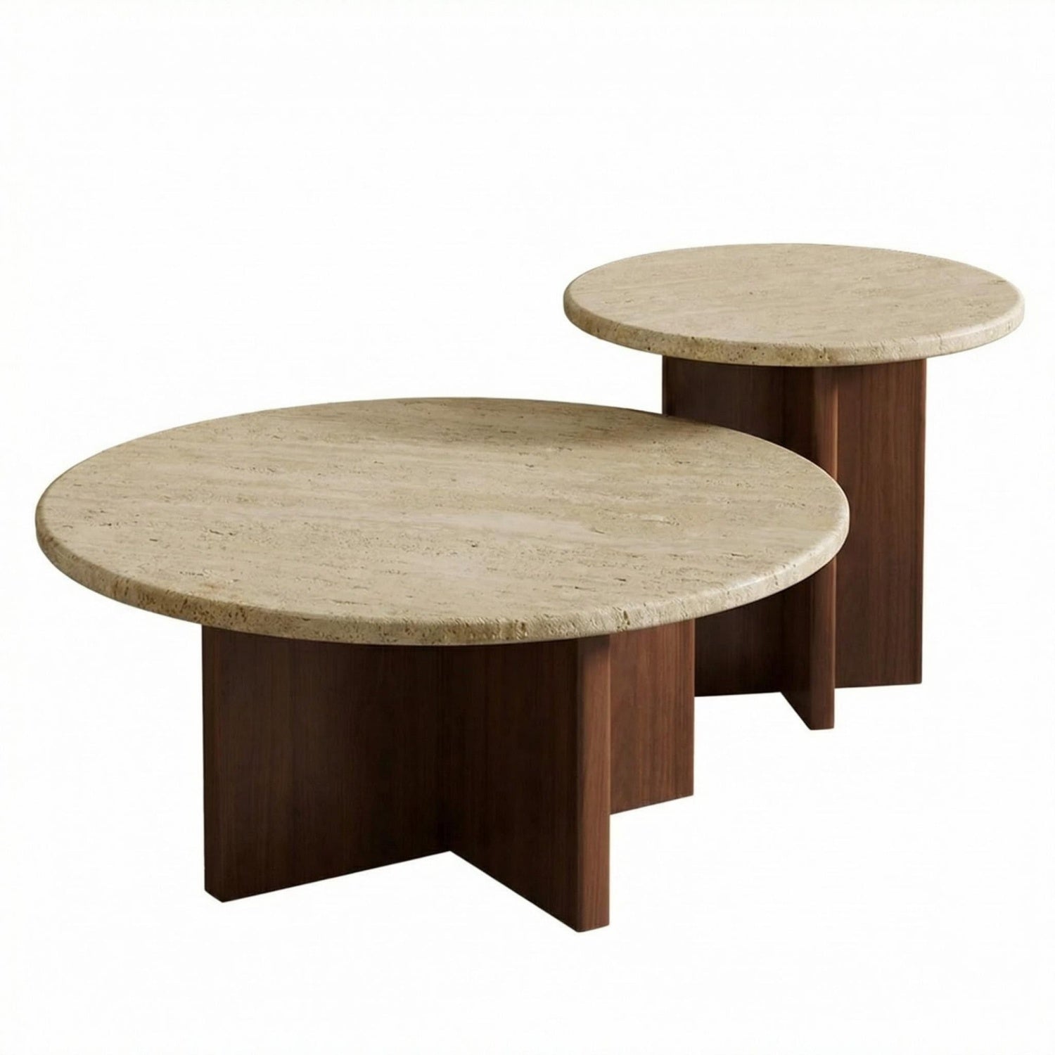 مجموعة طاولات متداخلة موفرة للمساحة من AAF FURNITURE لغرفة المعيشة الحديثة