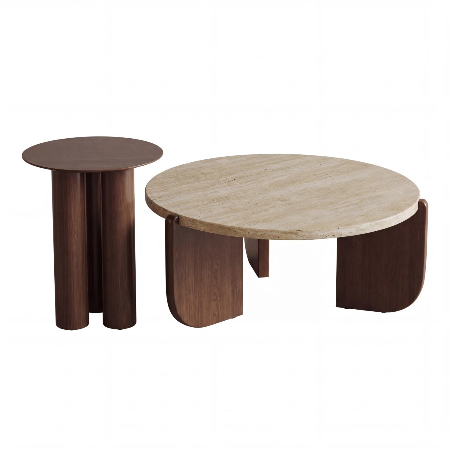 مجموعة طاولات متداخلة موفرة للمساحة من AAF FURNITURE لغرفة المعيشة الحديثة