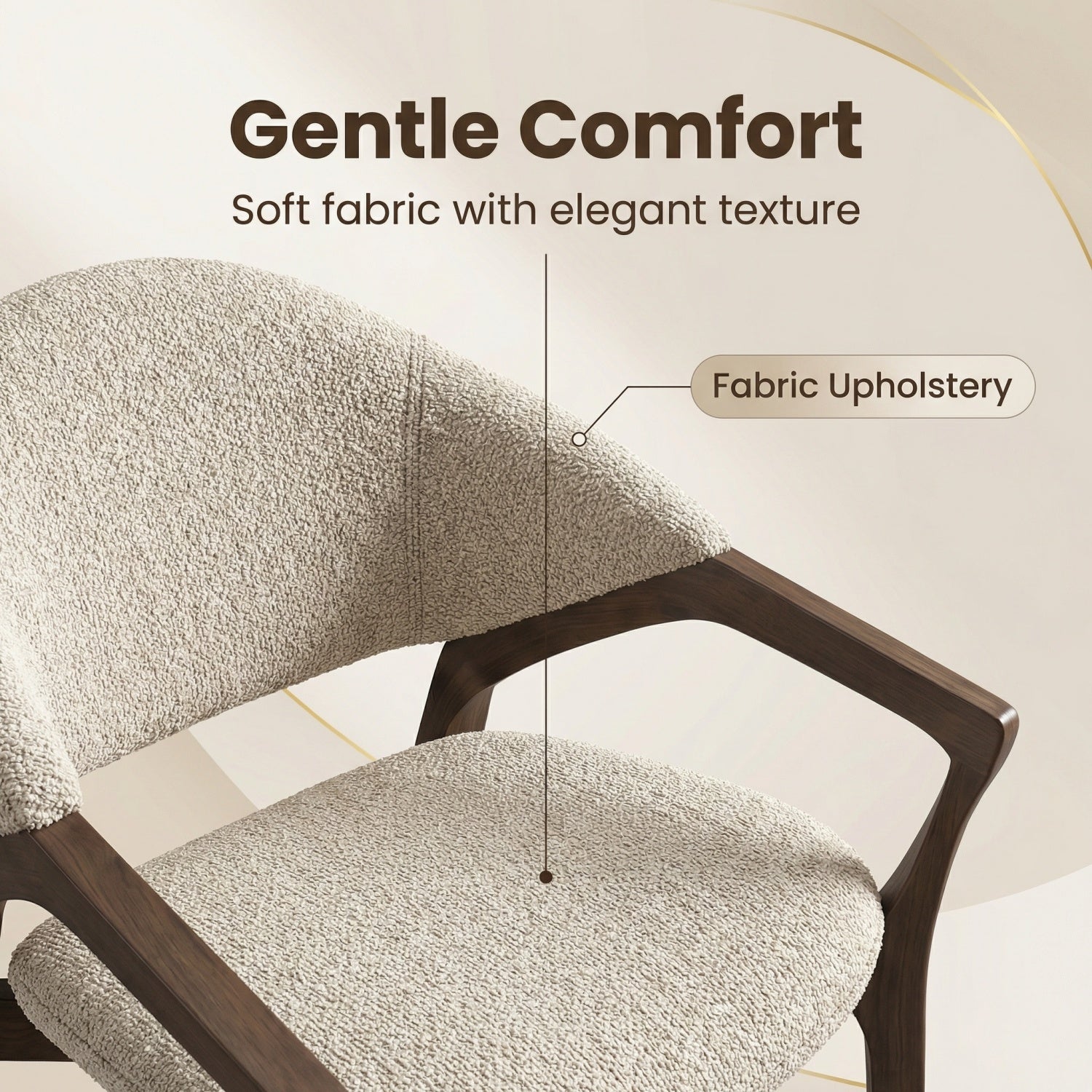 AAF Arc Sherpa Chair White Artistic UAE