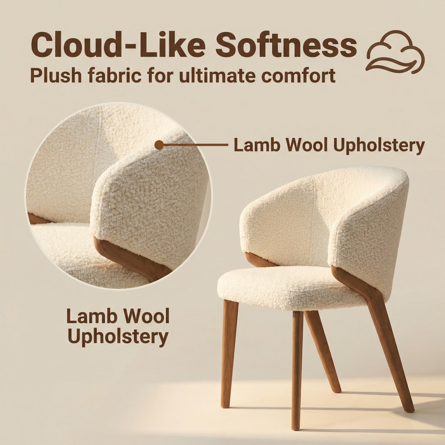 AAF Sherpa Chair Cream Healing Comfort UAE