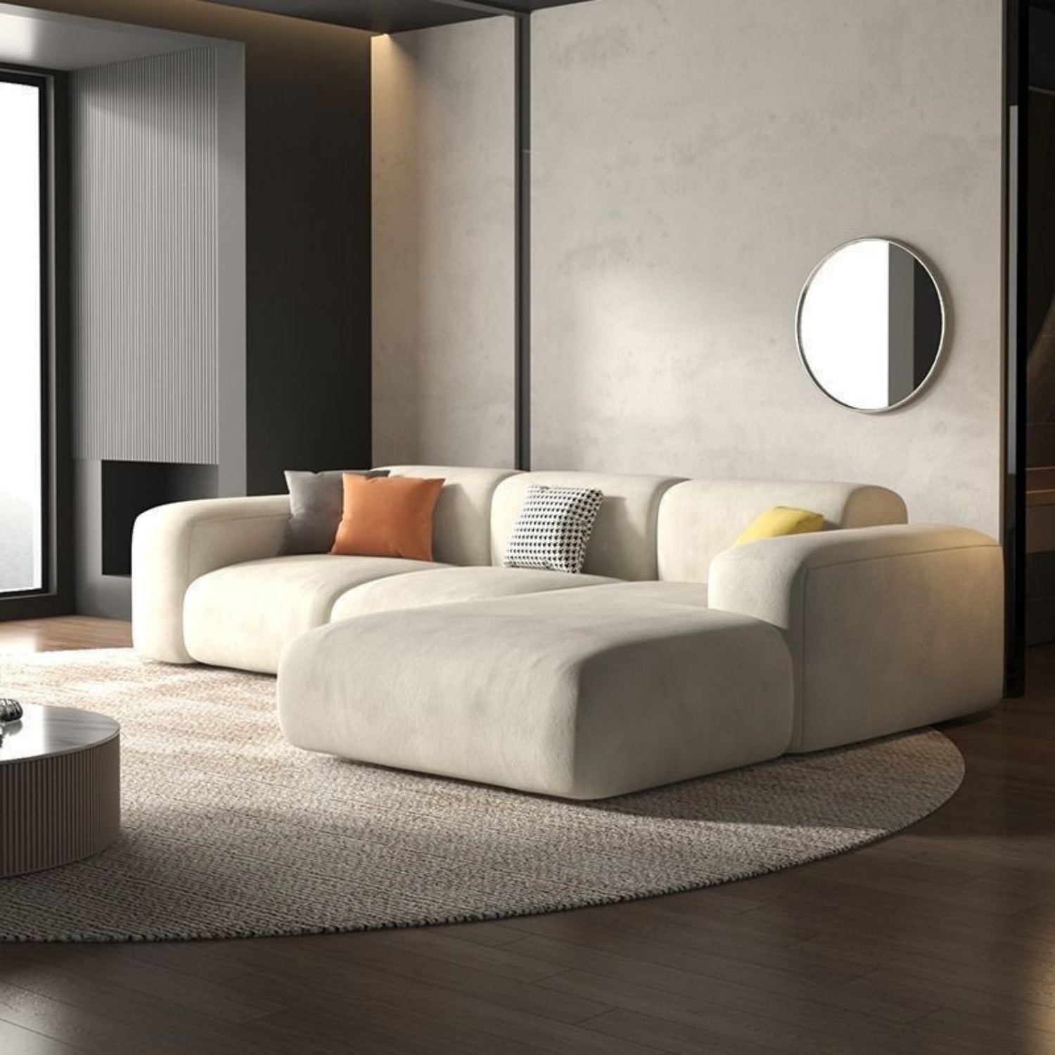 AAF Furniture Luxury Cloud Sofa Set for Living Room Dubai UAE D4