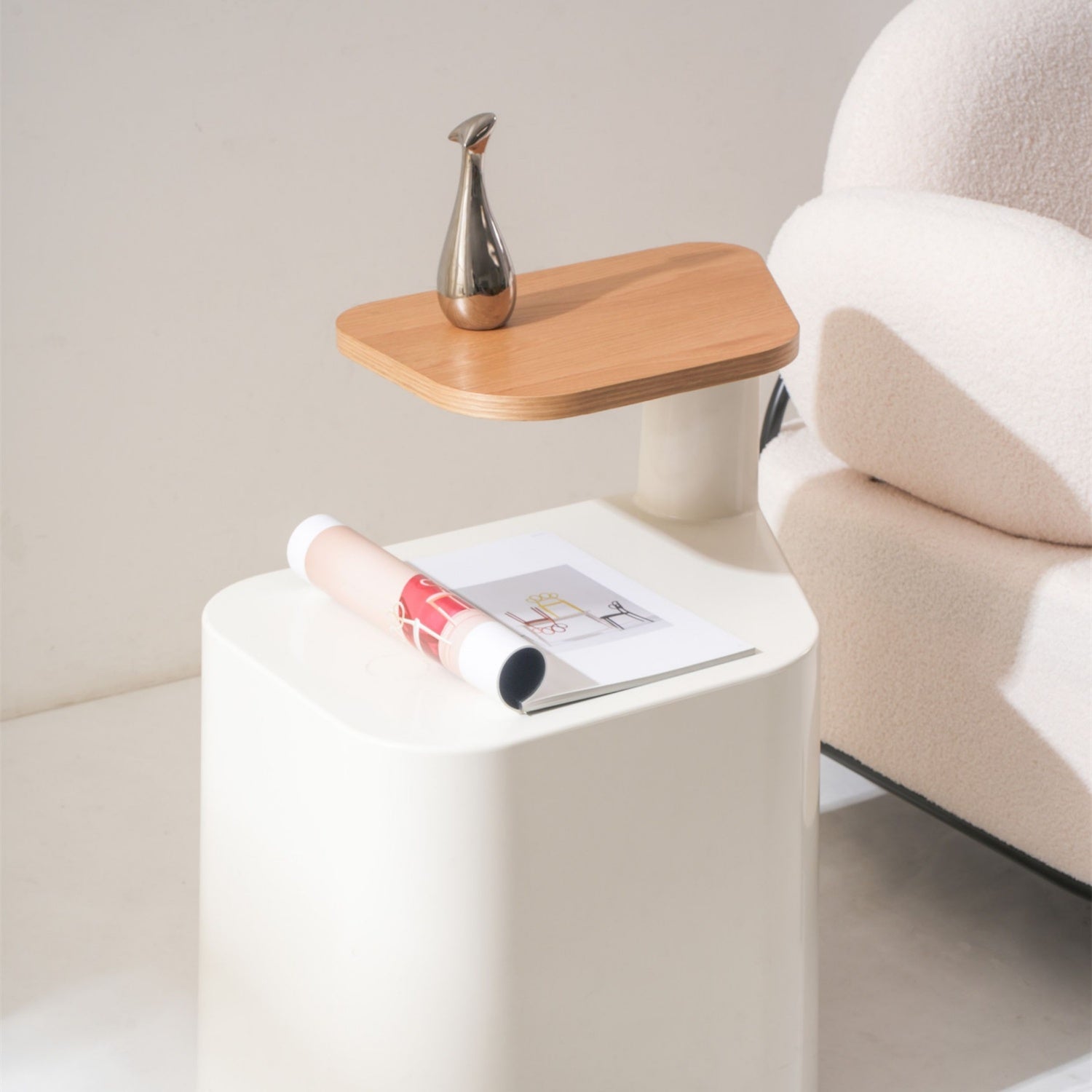 AAF FURNITURE Contemporary Side Table for Modern Living Room