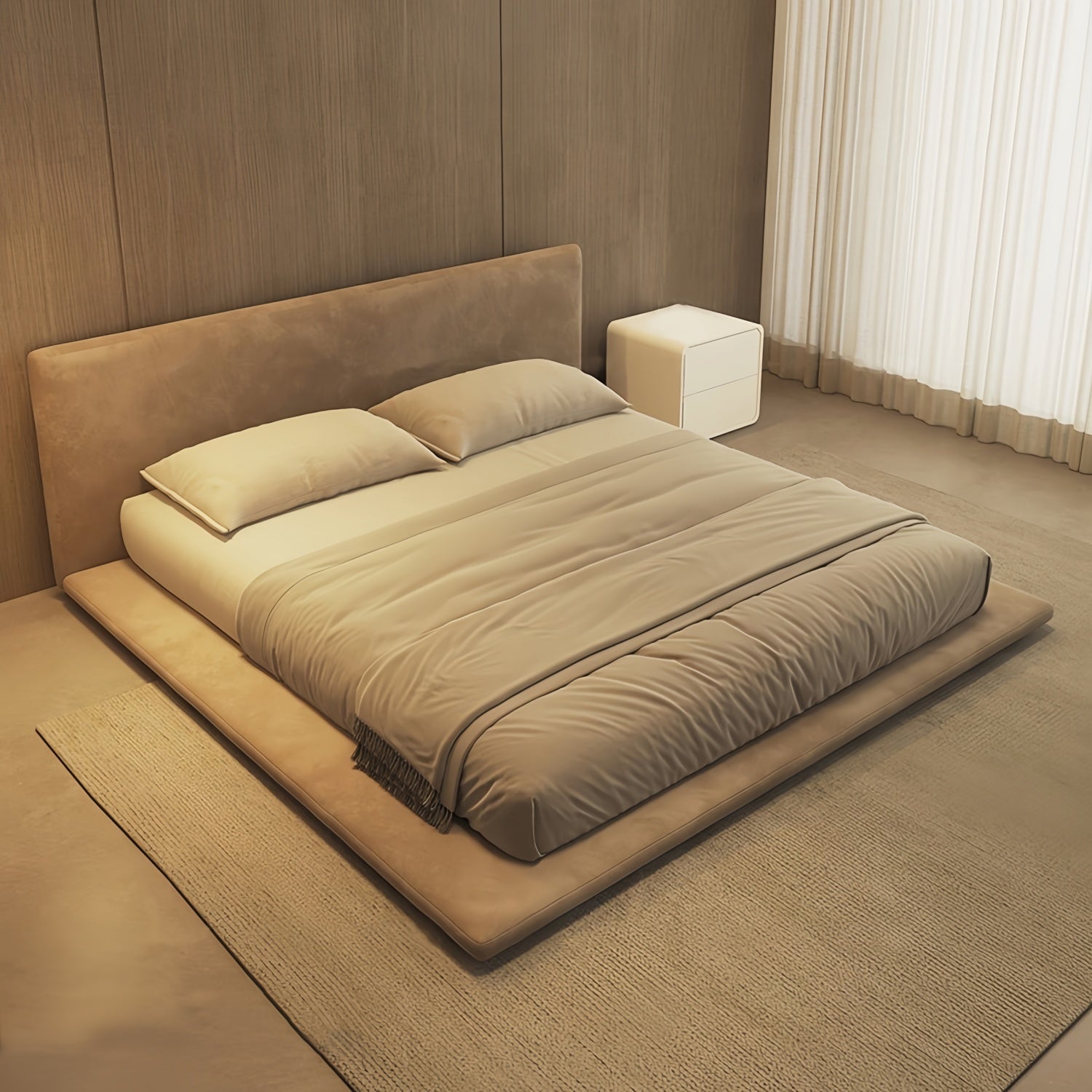 AAF Furniture Linen Bed Frame for Bedroom UAE Online