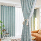 2 Panels 100% Blackout Curtains for Living Room Thermal Insulated Bedroom Darkening Drapes for Basics Room