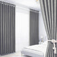 2 Panels 100% Blackout Curtains for Living Room Thermal Insulated Bedroom Darkening Drapes