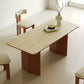 AAF FURNITURE Dining Room Dining Table Withour Chair Wooden Legs Marble Countertops
