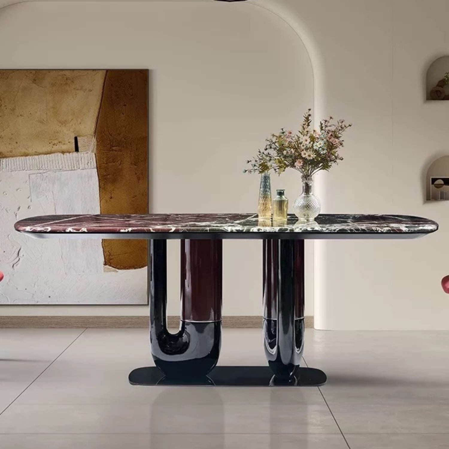 AAF FURNITURE Elegant Dining Table for Modern Dining Room Without Chairs