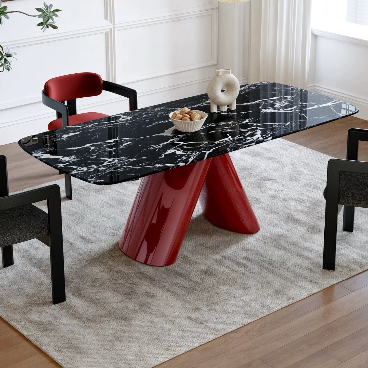 AAF FURNITURE Elegant Dining Table for Modern Dining Room Without Chairs