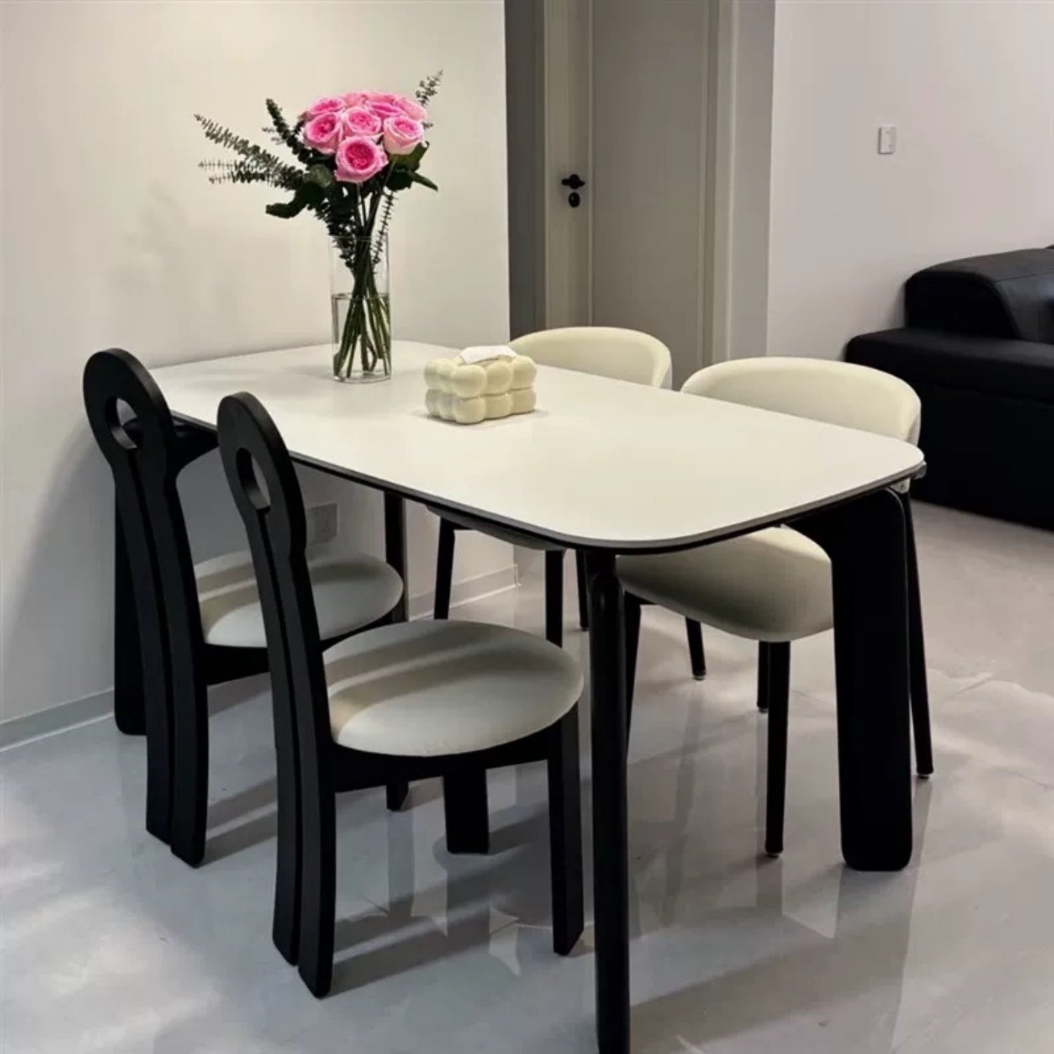 AAF FURNITURE Elegant Dining Table for Modern Dining Room Without Chairs
