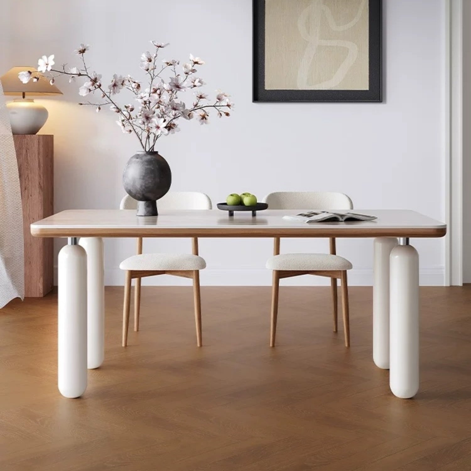 AAF FURNITURE Elegant Dining Table for Modern Dining Room Without Chairs