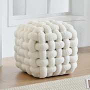 AAF Furniture Chair: Plush Rubik's Cube Accent Stool for Living Room in Dubai showroom