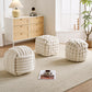 AAF Furniture Plush Rubik's Cube Accent Stool for Living Room