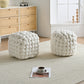 AAF Furniture Plush Rubik's Cube Accent Stool for Living Room