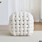 AAF Furniture Plush Rubik's Cube Accent Stool for Living Room