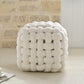 AAF Furniture Plush Rubik's Cube Accent Stool for Living Room