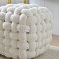 AAF Furniture Plush Rubik's Cube Accent Stool for Living Room