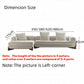 AAF Furniture Fleece Fabric Overstuffed Multifunction Sofa set for Livingroom Office