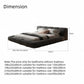 AAF Furniture Bed Frame Modern King Queen Size for bedroom Without Mattress