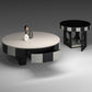AAF FURNITURE Space-Saving Nesting Table Set for Modern Living Room