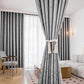 2 Panels 100% Blackout Curtains for Living Room Thermal Insulated Bedroom Darkening Drapes for Basics Room