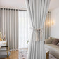 2 Panels 100% Blackout Curtains for Living Room Thermal Insulated Bedroom Darkening Drapes for Basics Room Window