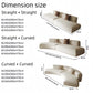 AAF Furniture Light Luxury Linen Cotton  Fabric Cloud Shaped Sofa set for Livingroom