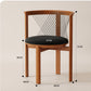 AAF Furniture Luxury Harp Shaped Armchair for Living Room Dining Room