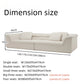 AAF Furniture Fleece Fabric Overstuffed Multifunction Cloud shaped Sofa Chair set for Livingroom Office